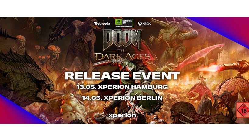 Two Doom: The Dark Ages Launch Events in Hamburg and Berlin