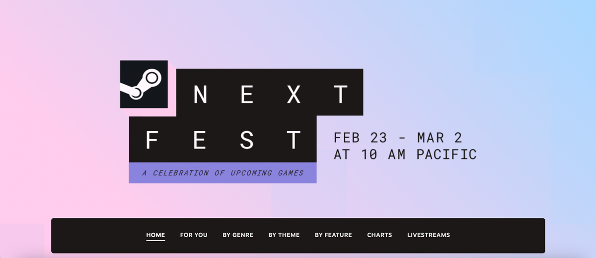 Play These Demos from GSA in the February 2026 Steam Next Fest