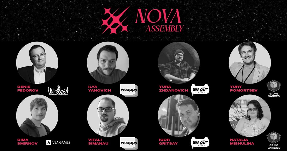 Developer-led Holding Nova Assembly Founded by Unfrozen, Sad Cat Studios, VEA Games, Game Garden and Weappy