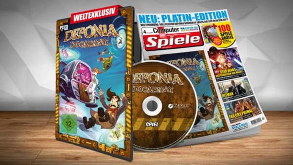 Daedalic vermarket neues "Deponia" in "Computer Bild Spiele"