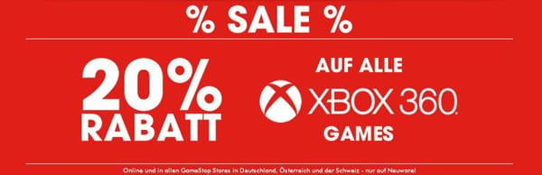 GameStop wiederholt 20-Prozent-Aktion