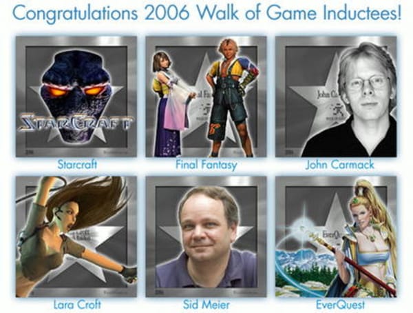 Walk of Game: Sterne für Meier und Carmack