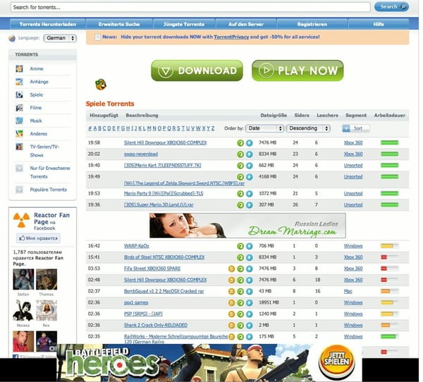 Warum Spielehersteller auf illegalen Webseiten werben