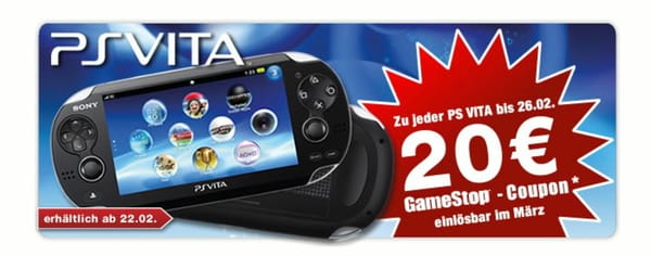 GameStop versüßt Vita-Kauf mit 20-Euro-Bonus