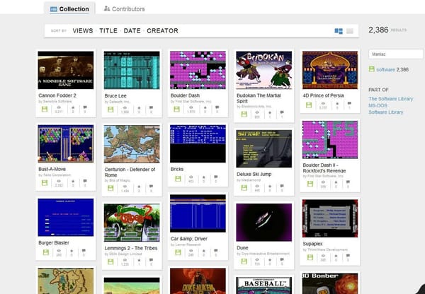 Archive.org erhält "DOS"-Klassiker