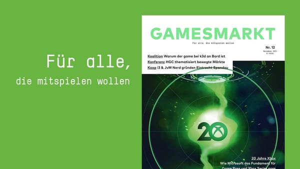 GamesMarkt 12/2021: Neue Ausgabe verfügbar!