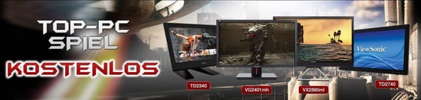 ViewSonic verschenkt Games an Monitor-Käufer
