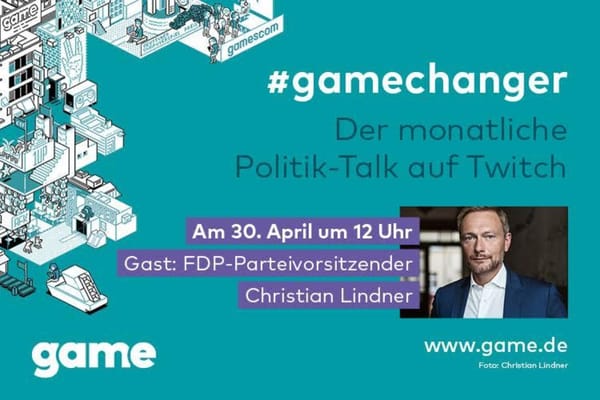 Christian Lindner im nächsten gamechanger-Talk des game