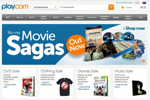 Play.com wechselt für 25 Mio. Pfund den Besitzer