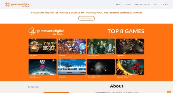 gamesweekdigital: Dev Booster schickt acht Games in die Finalrunde