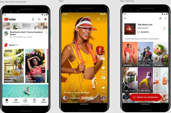 Google: YouTube Shorts ab Mitte Juli auch in Deutschland in der Beta