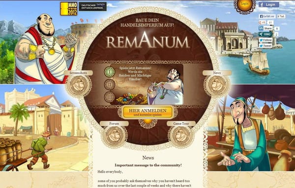 Travian Games stellt "Remanum" ab