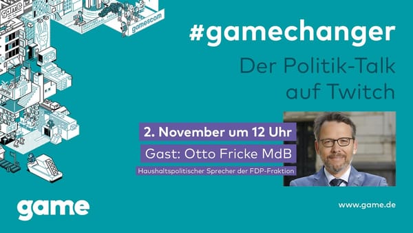 Otto Fricke zu Gast beim gamechanger-Talk