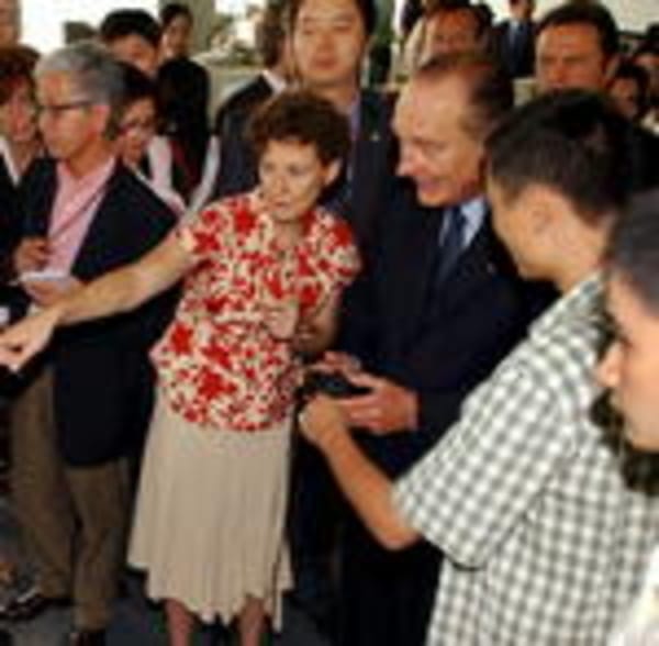 Chirac besucht Ubisoft Shanghai
