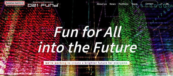 Bandai Namco gründet drei Milliarden Yen starken Investment Fund für Startups