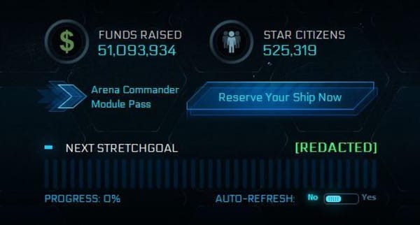 "Star Citizen" bei über 51 Mio.