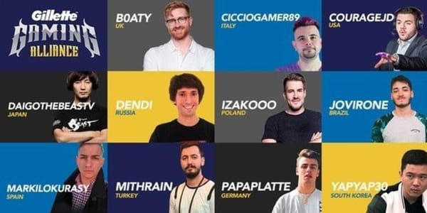 Gillette ist Twitch-Partner