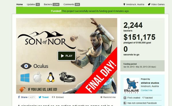 "Son of Nor" überzeugt auf Kickstarter
