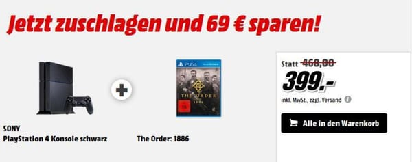 Media Markt schnürt neues PS4-Bundle