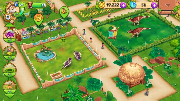 "Dinosaur Park: Primeval Zoo" von Upjers für Android erschienen