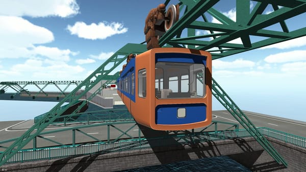 Rondomedia schwebt über Wuppertal