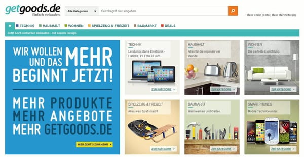 Conrad führt Getgoods.de weiter