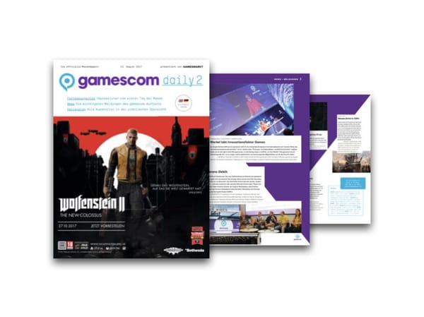 gamescom daily 2 als Livepaper lesen