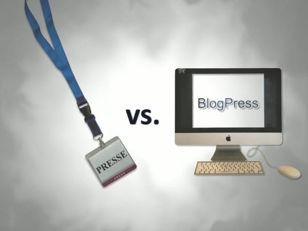 Blogger vs. Presse - eine Bestandsaufnahme