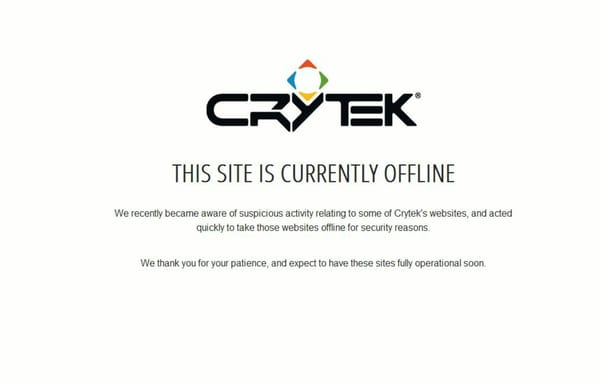 Crytek nimmt Seiten nach verdächtigen Aktivitäten vom Netz