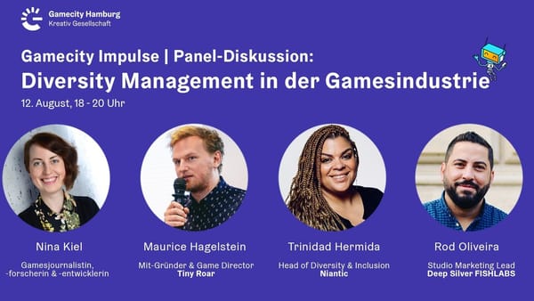 Diversity-Panel-Diskussion von Gamecity Hamburg