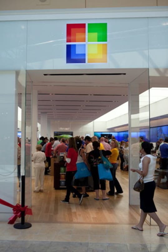 Erster Microsoft Store eröffnet