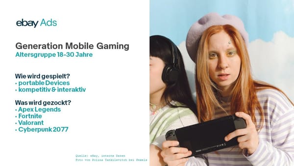 Gaming-Generationen nach Suchanfragen bei eBay