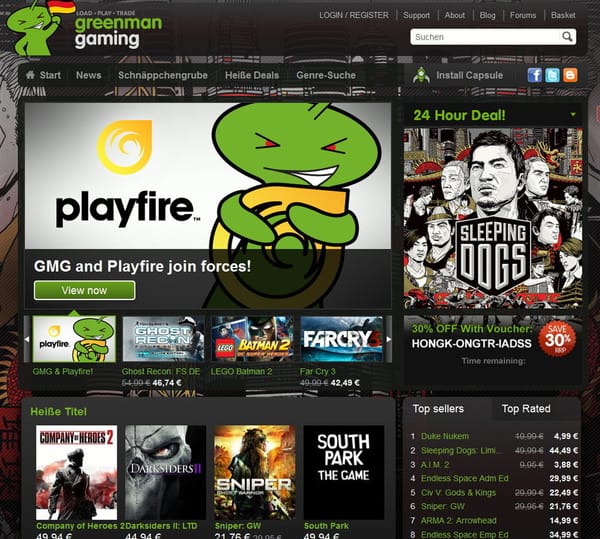 Green Man Gaming bekommt Millionen-Community