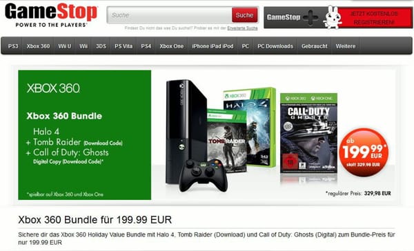 GameStop schnürt 360-Actionbundle