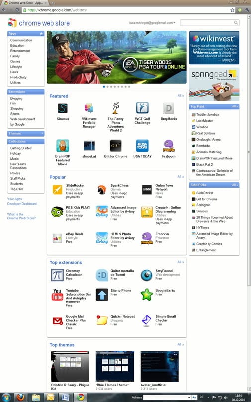 Googles Betriebssystem kommt Mitte 2011