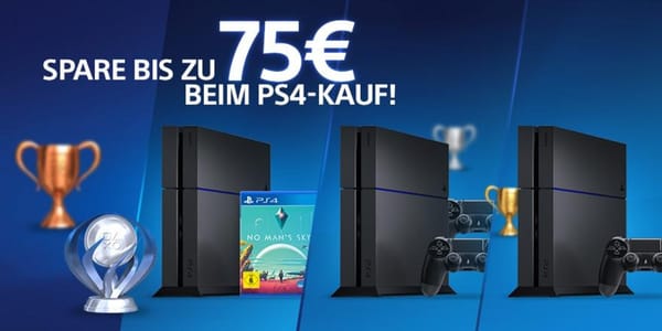 Amazon rabattiert PS4 für Trophäen