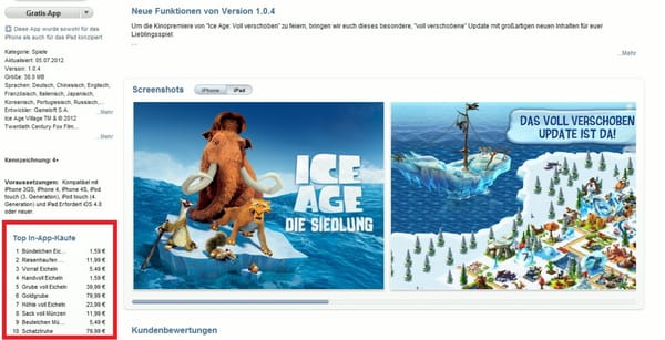"iOS"-Sicherheitslücke erlaubt gratis In-App-Käufe