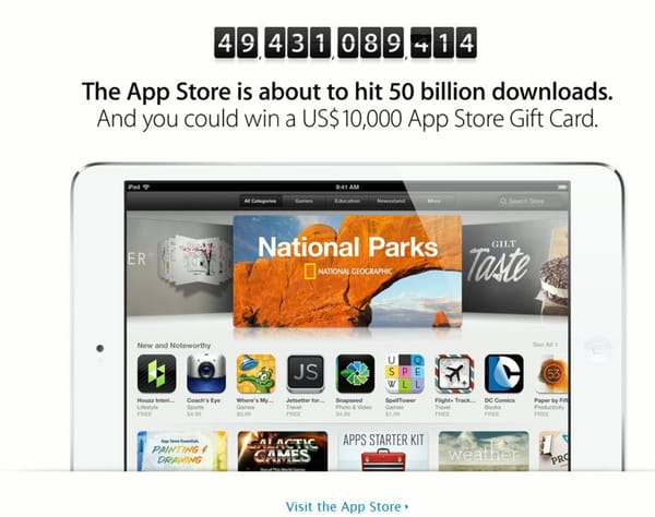 Apples App-Store nähert sich 50-Mrd.-Grenze