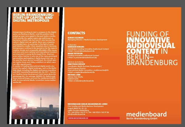 Medienboard Berlin/Brandenburg vergibt 642.000 Euro Fördermittel