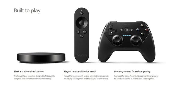 Google zeigt Streaming-Box Nexus Player