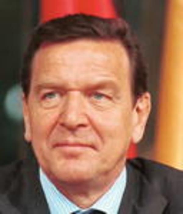 Bundeskanzler Schröder würdigt BVV-Arbeit