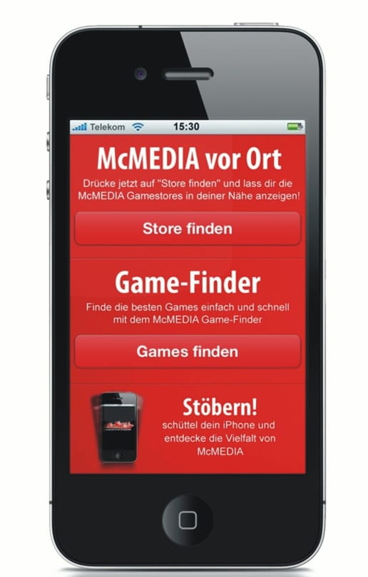 McMedia mit eigener App