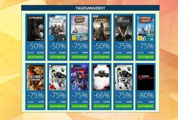 Uplay-Summer-Sale gestartet