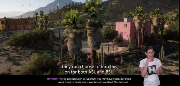 Gebärdensprache in Zwischensequenzen von "Forza Horizon 5" geplant