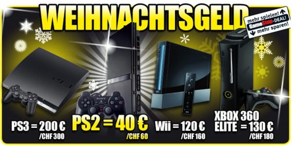 GameStop zahlt Weihnachtsgeld für gebrauchte Konsolen