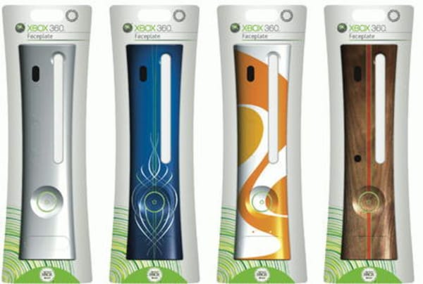 Xbox 360: Vier Faceplates zum Start