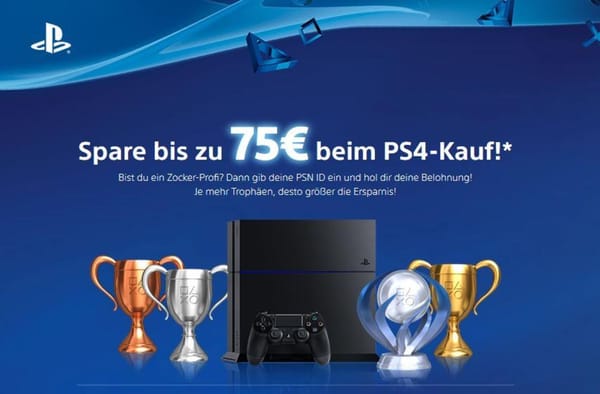 PlayStation4: Trophy-Rabattaktion bei MediaMarkt