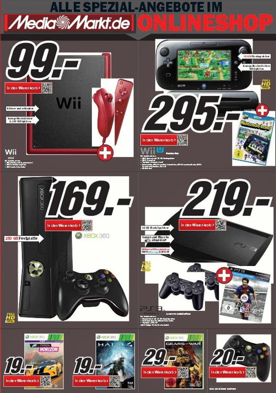 Media Markt drückt Konsolenpreise