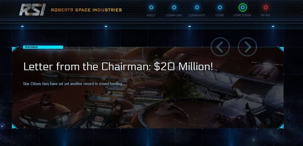 20 Mio. für "Star Citizen"