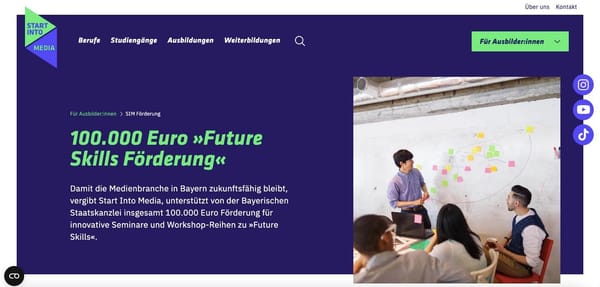 Start Into Media: Bayern fördert Weiterbildungen zu Videospielkultur, Blockchain-Games und Narrative Design